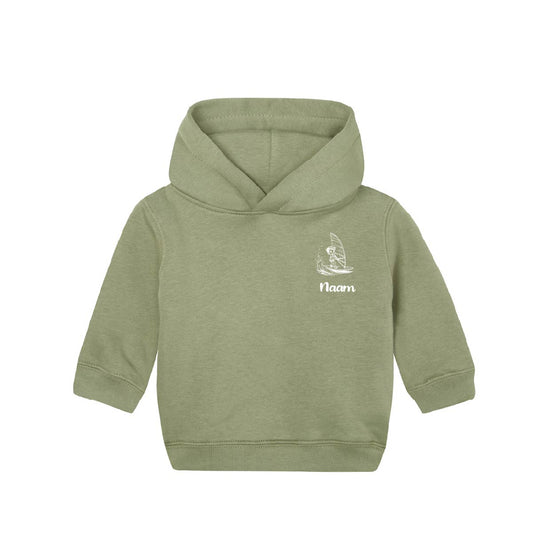 Sweater gepersonaliseerd met sport en naam