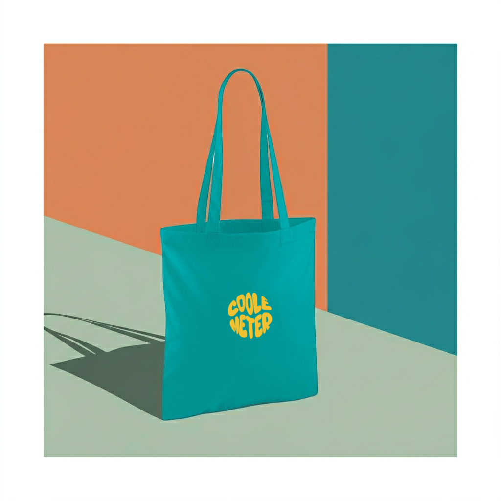 Bedrukte draagtas met gepersonaliseerde tekst meter