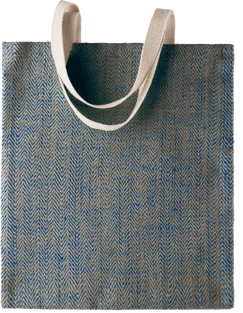 Geborduurde ecologische totebag van kimood gepersonaliseerd op naam logo of quote te Antwerpen