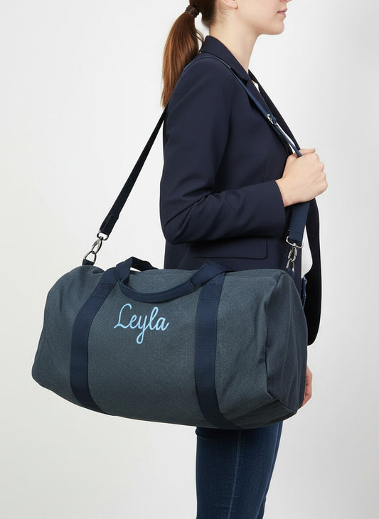 Vintage weekender - Geborduurd - Kletskop