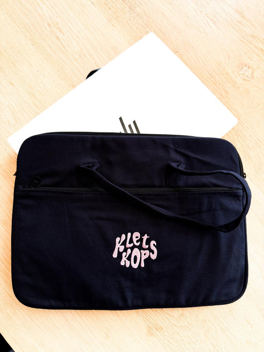 Laptop sleeve gepersonaliseerd tekst