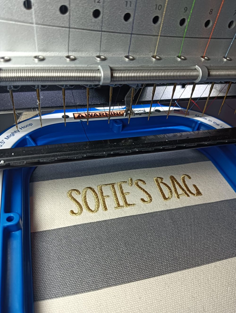 Ocean Breeze toiletzak - Geborduurd