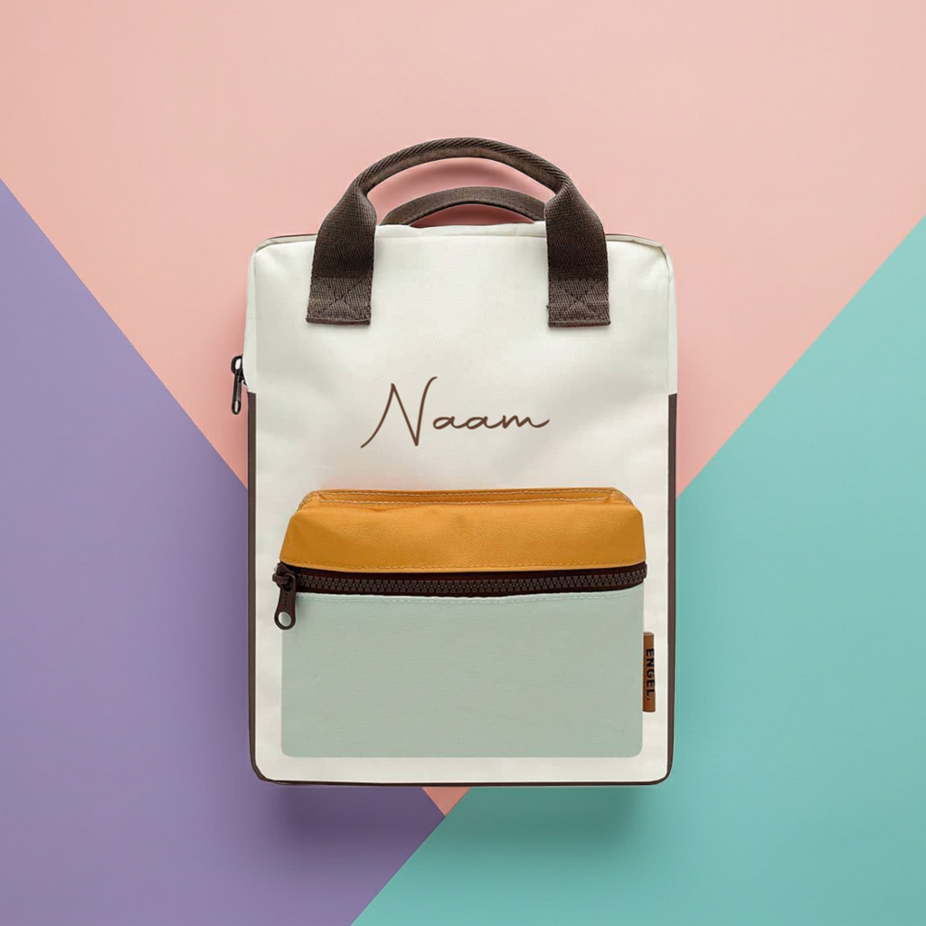 Engel. rugzak naam borduring