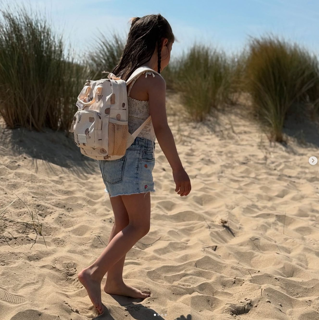 Play and Store rugzak Schelpen - Geborduurd