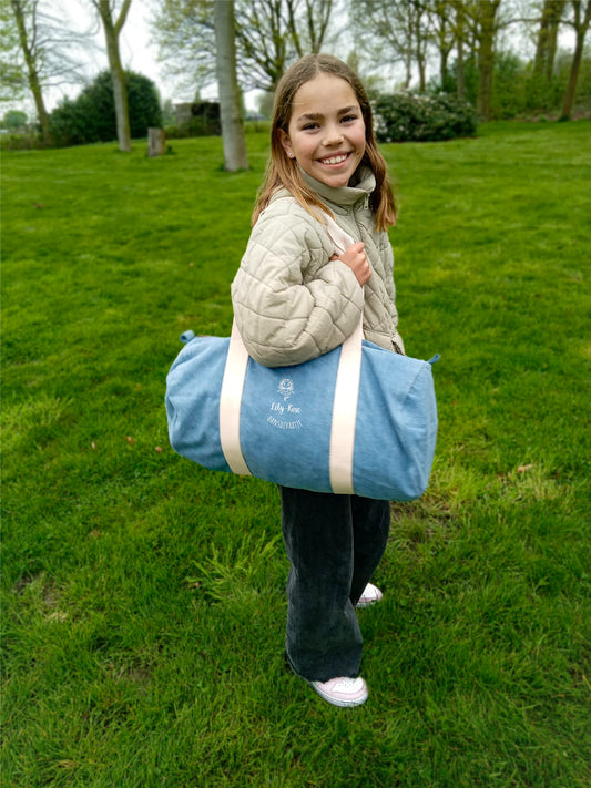 Gepersonaliseerde Jeans Sporttas - Berg Buddy