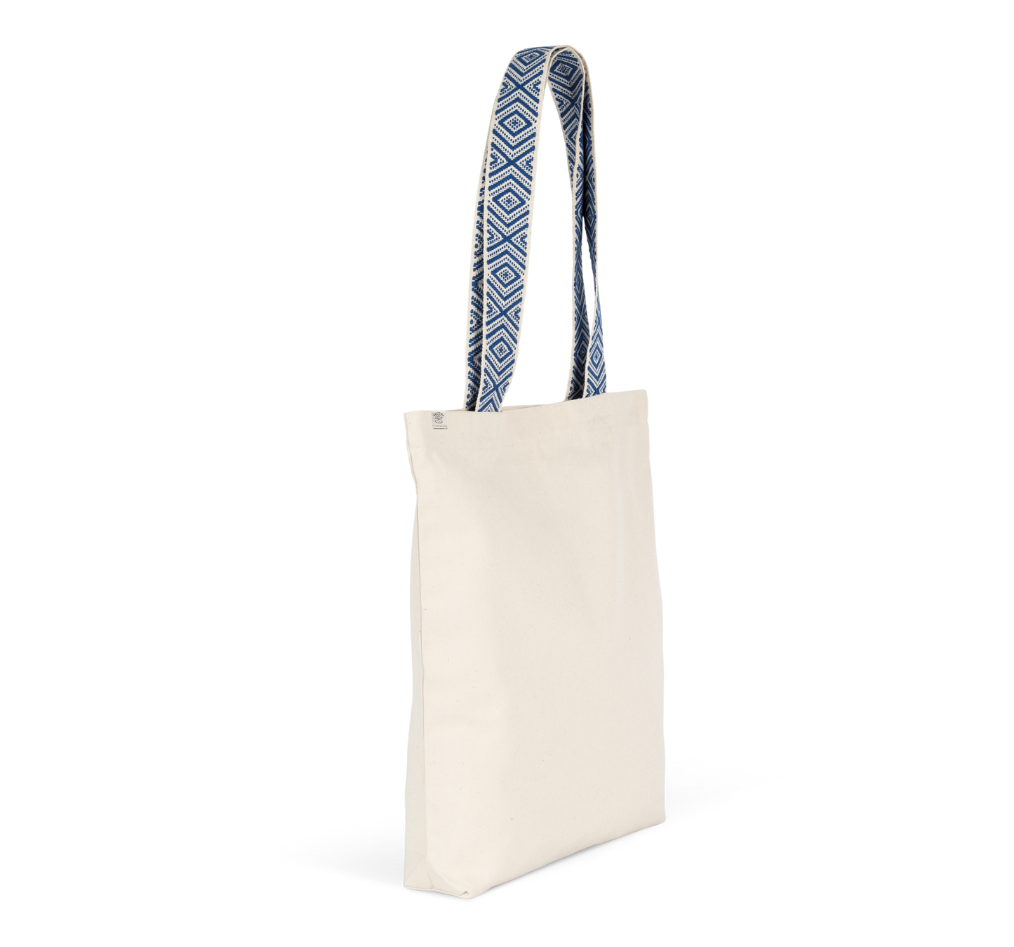 Gepersonaliseerde ecologische totebag geborduurd met naam tekst of logo Kimood draagtas personalisatie op maat Antwerpen