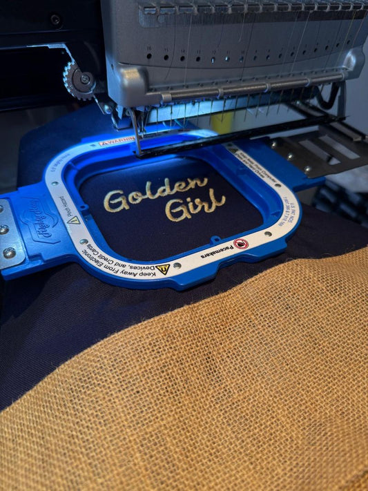 Jute Journey Draagtas - Geborduurd - Kletskop