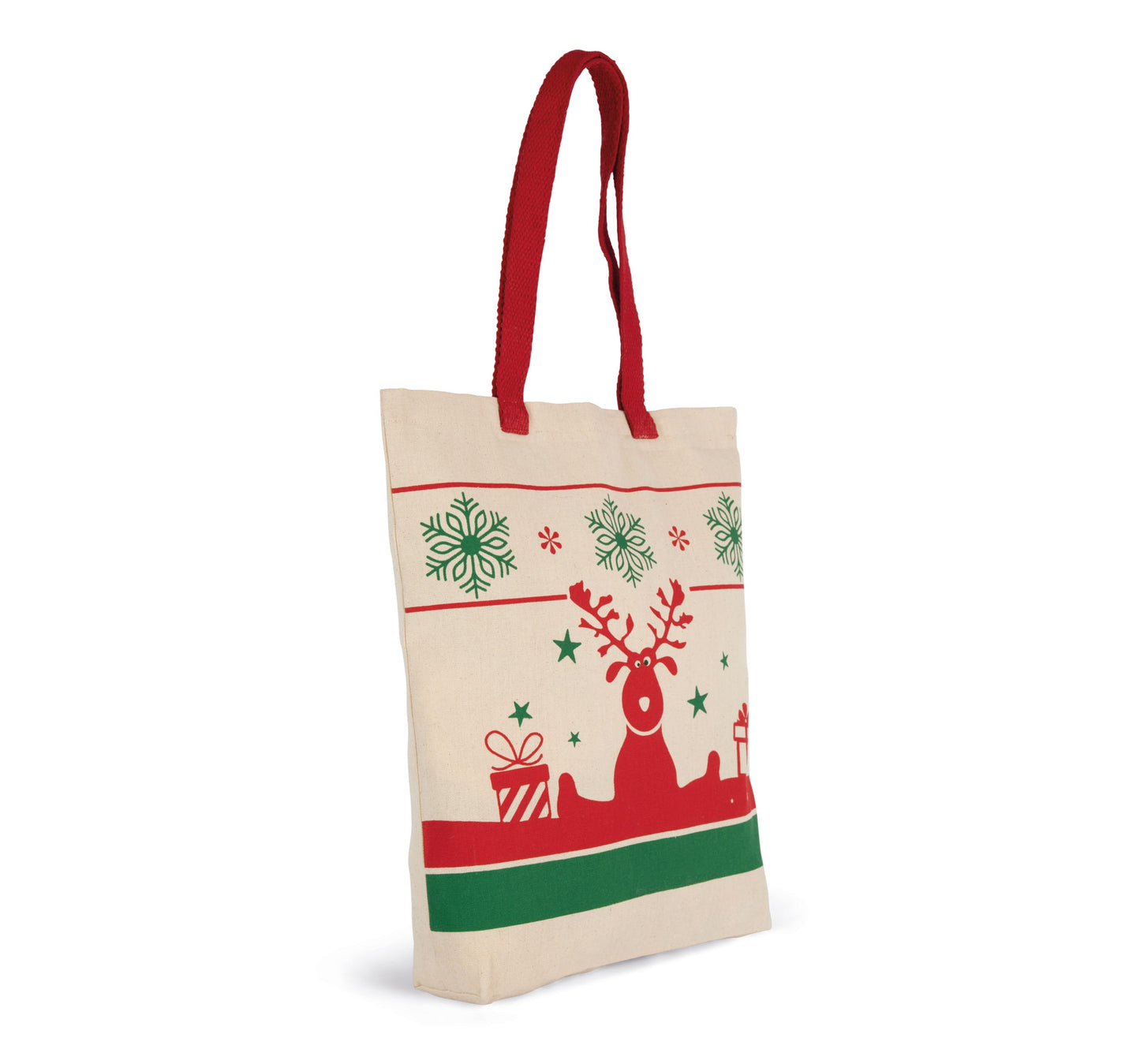 Kerst totebag met rendier motief