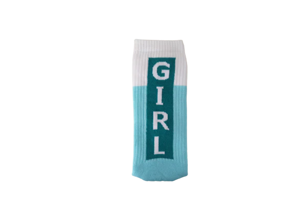 Girl Power sokken - Blauw
