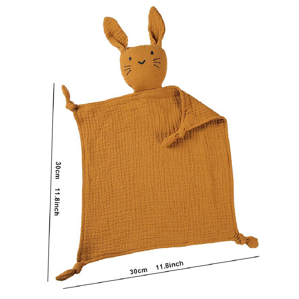 Gepersonaliseerd konijnen knuffeldoekje geboorte personaliseren