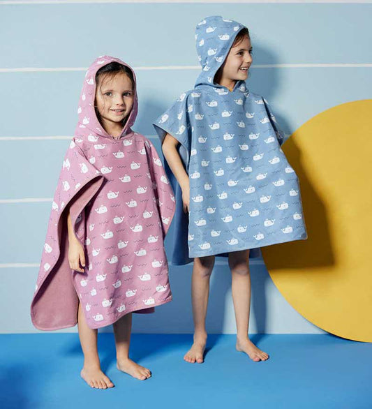 Fresk Kinder Poncho - Gepersonaliseerd - Kletskop