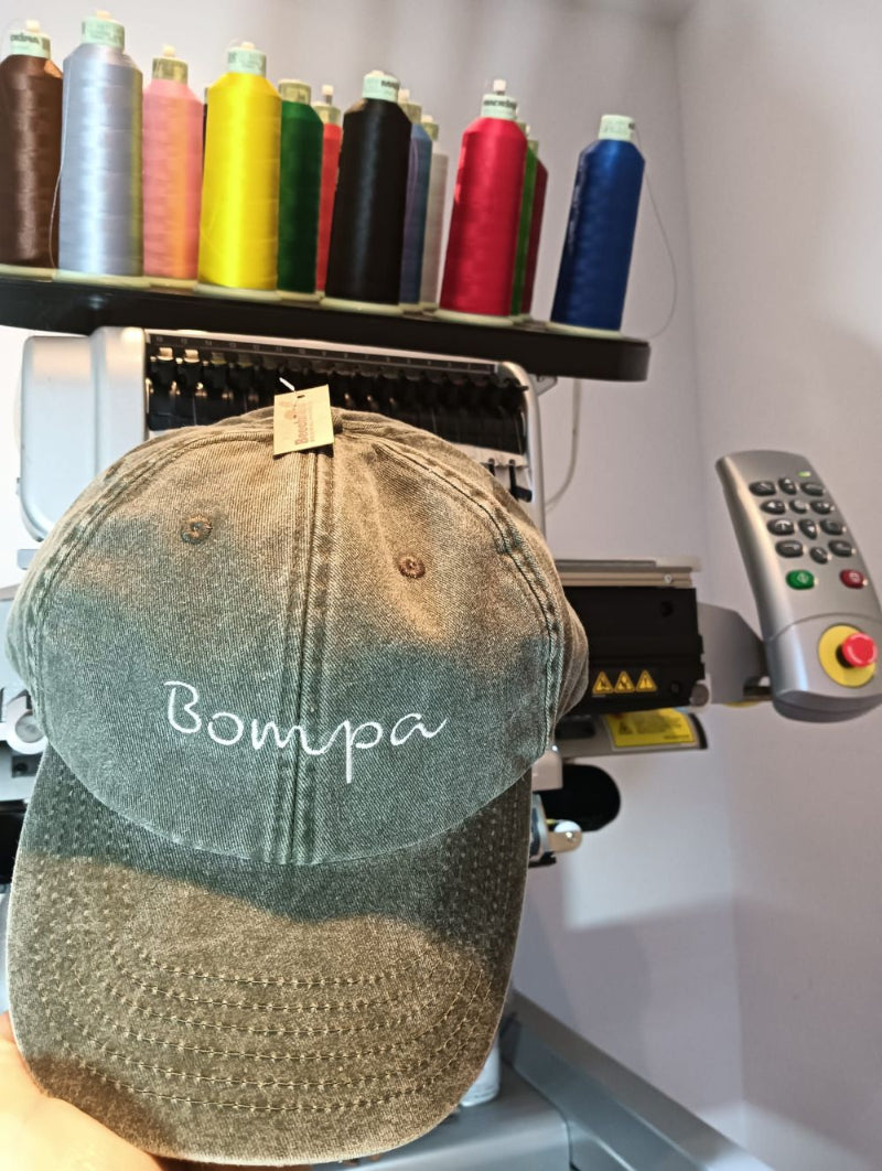 vintage te borduren pet op naam tekst of logo antwerpen K-up