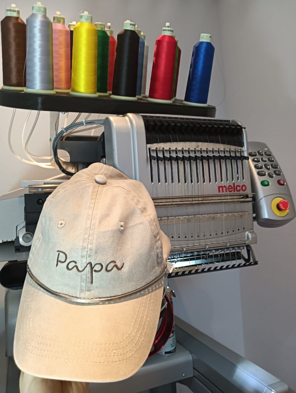 vintage te borduren pet met tekst papa of logo gepersonaliseerd antwerpen K-up