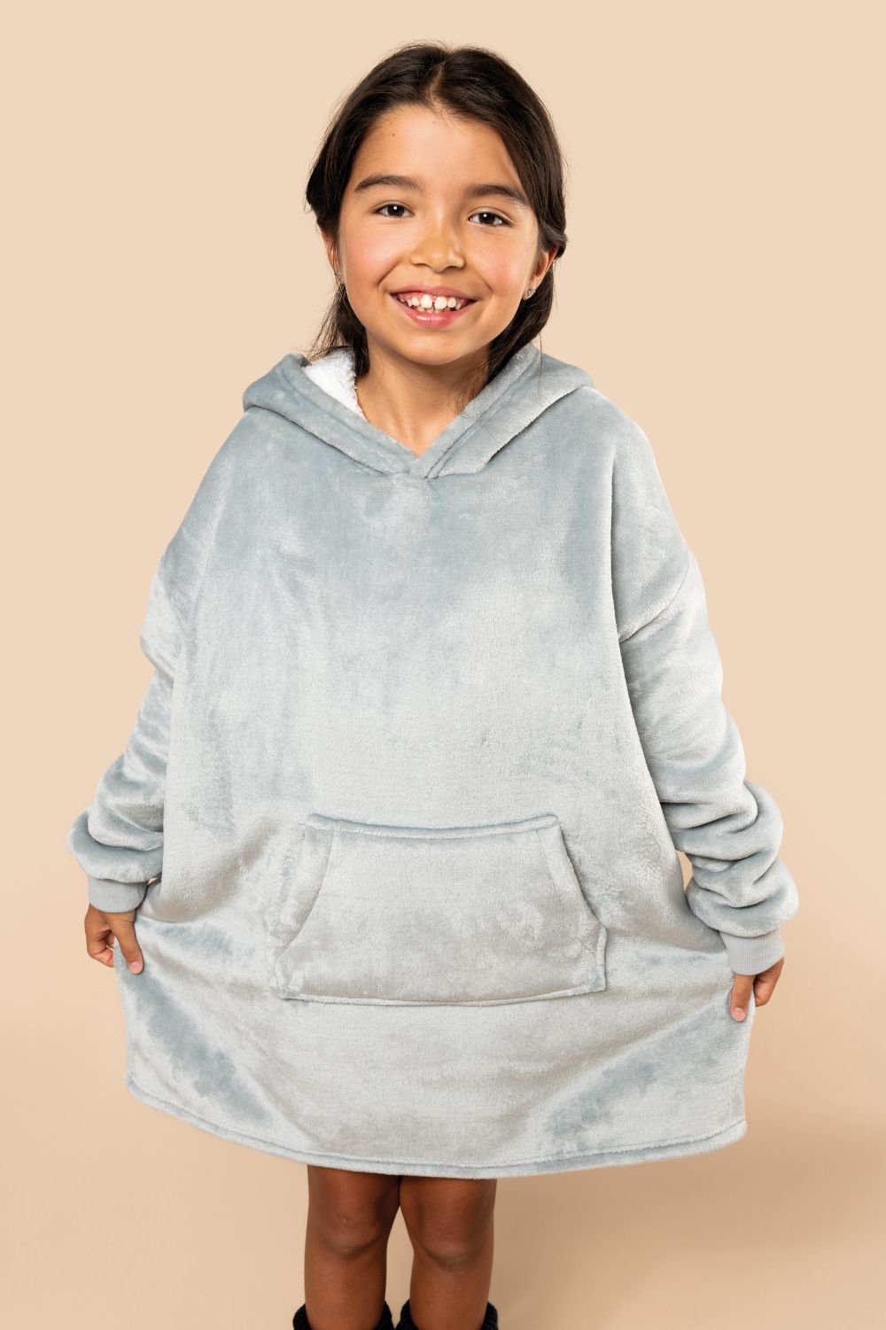 CozyCrest Poncho Kids - Geborduurd