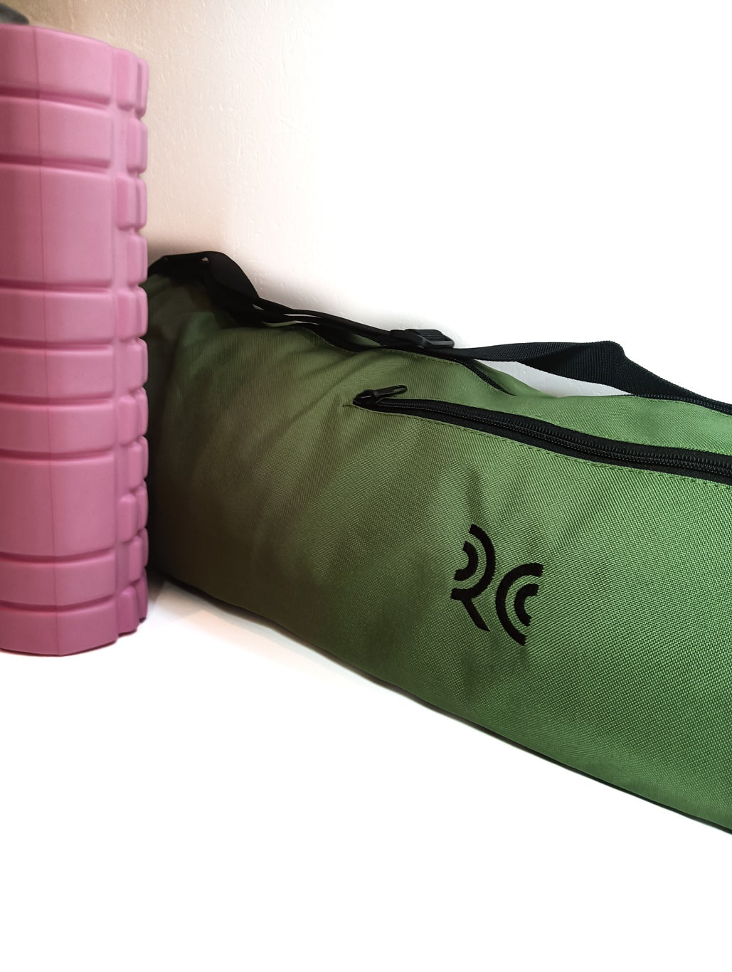 Geborduurde zak voor yogamat gepersonaliseerd met sport logo in antwerpen