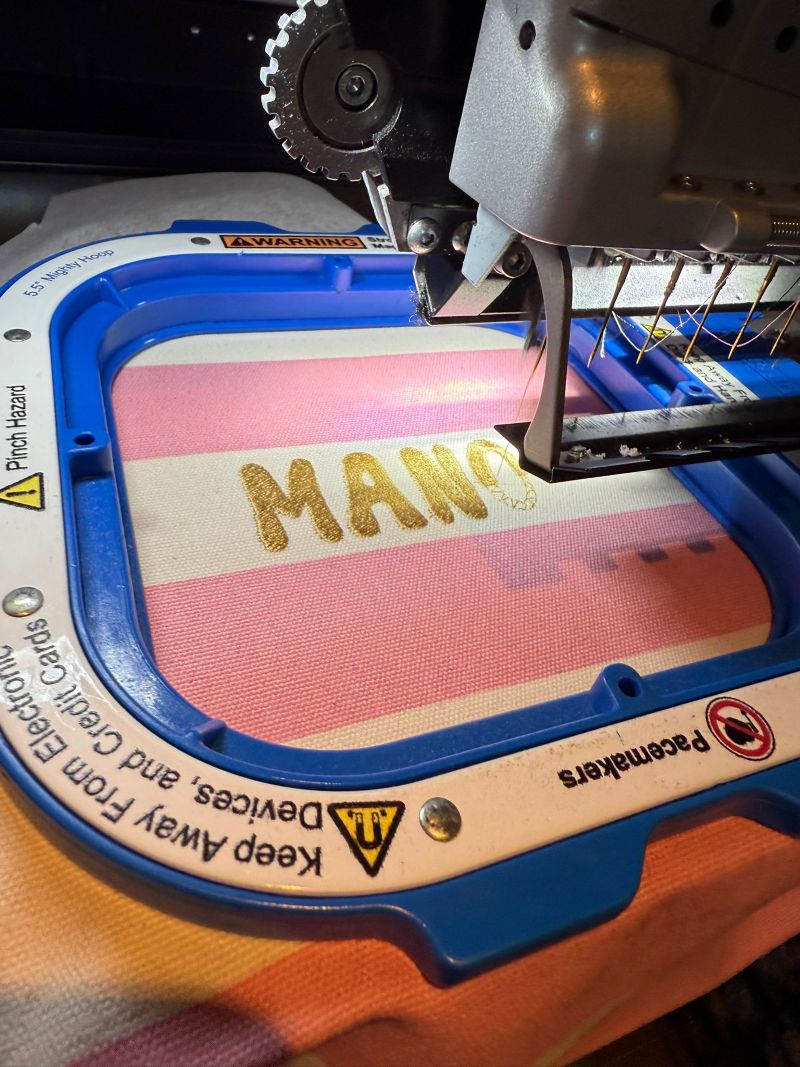 Ocean Breeze Weekendtas - Geborduurd