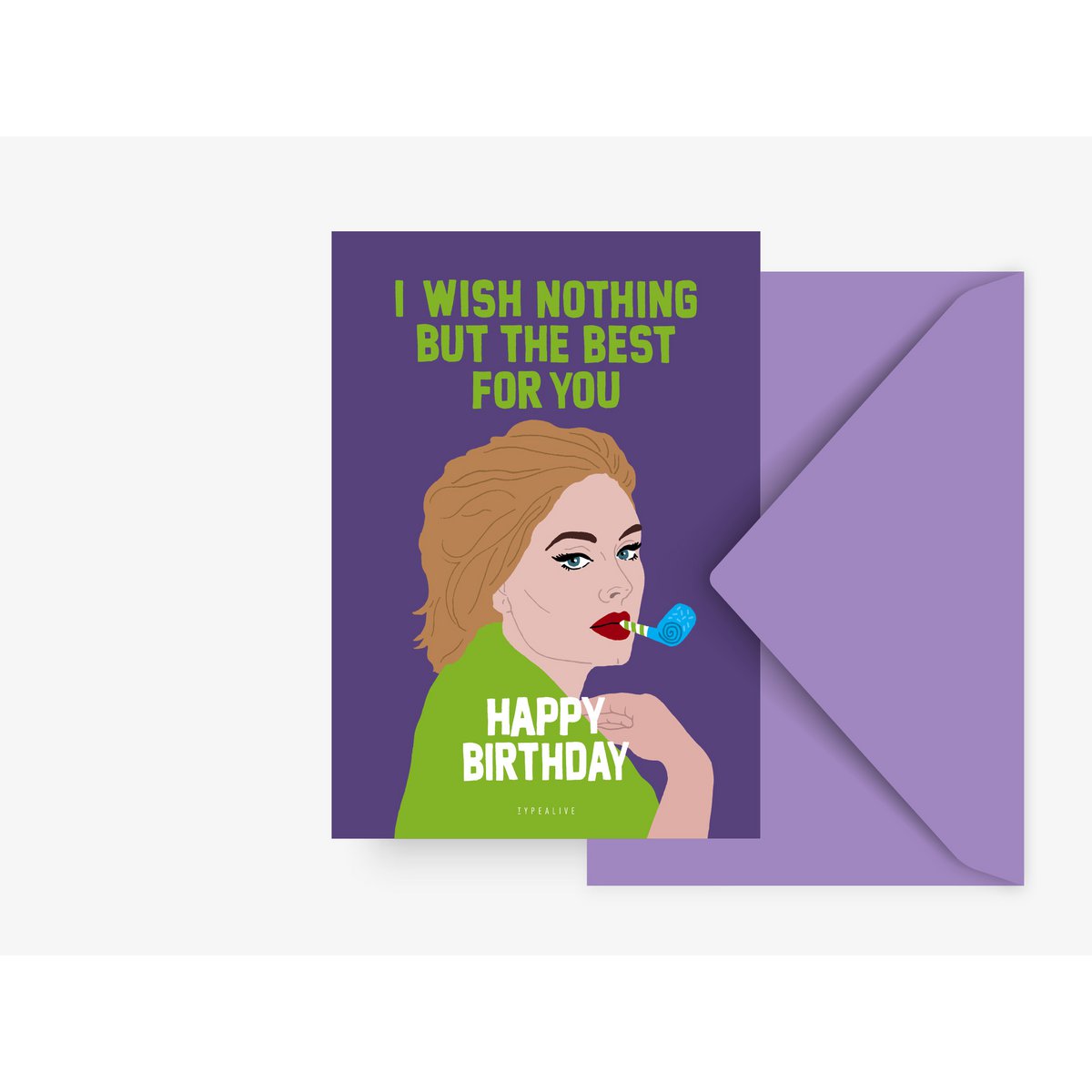 Wenskaart - Wish nothing but the best for you - Kletskop