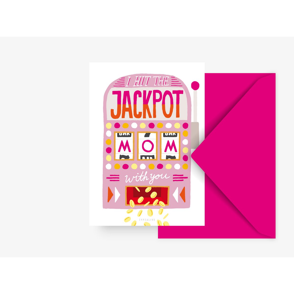 Wenskaart - Jackpot MOM - Kletskop