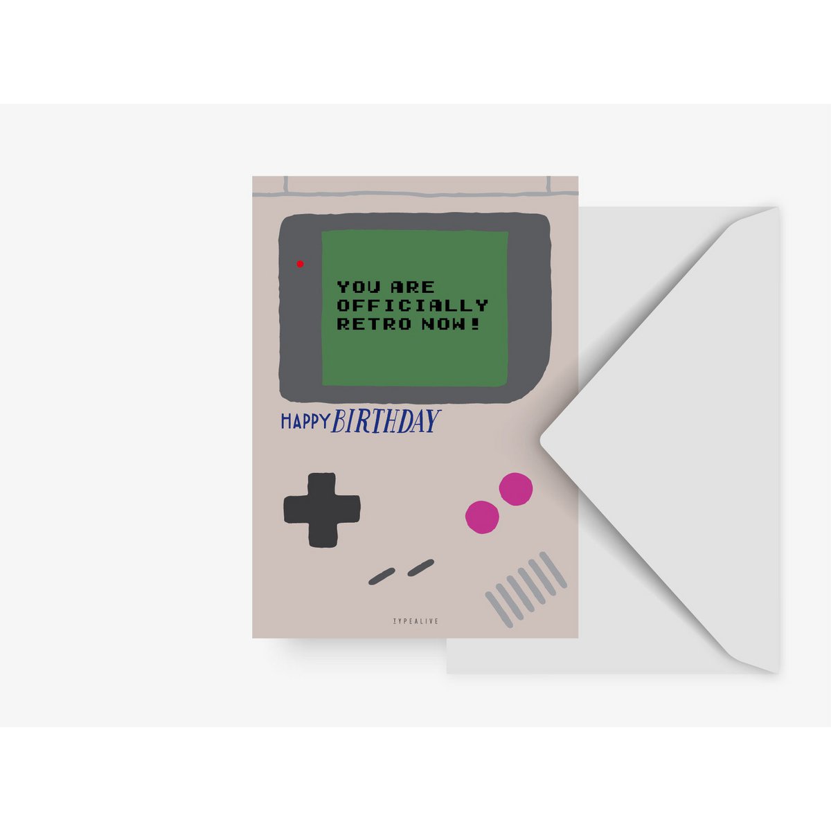 Wenskaart - Officially retro - Kletskop