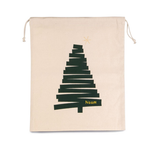 Gepersonaliseerde Kerst zak met namen