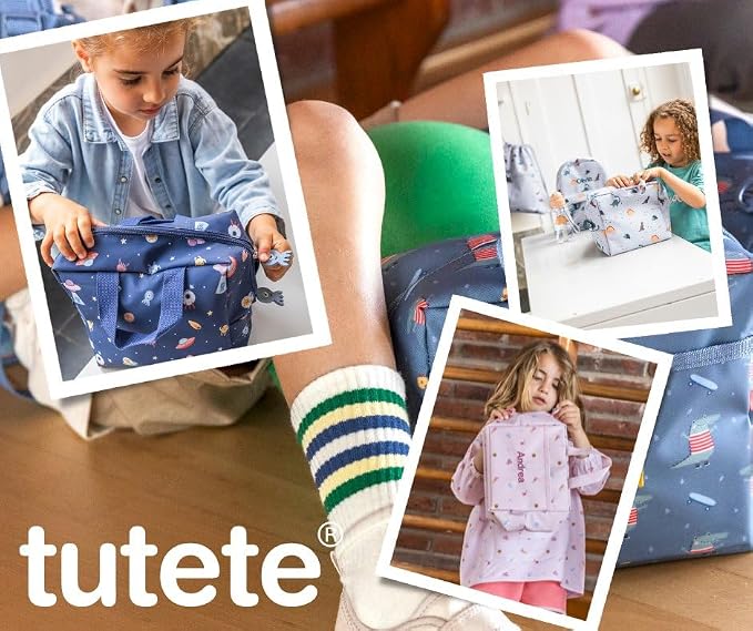 Koeltas Drie Biggetjes - Geborduurd op naam