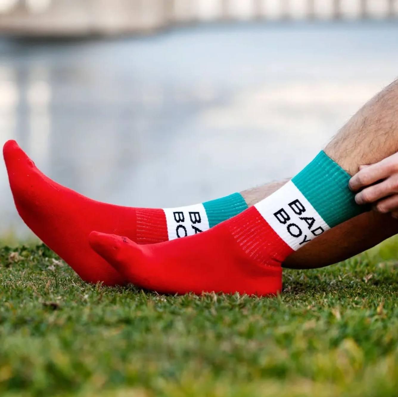 Bedrukte sokken grappige tekst tiener