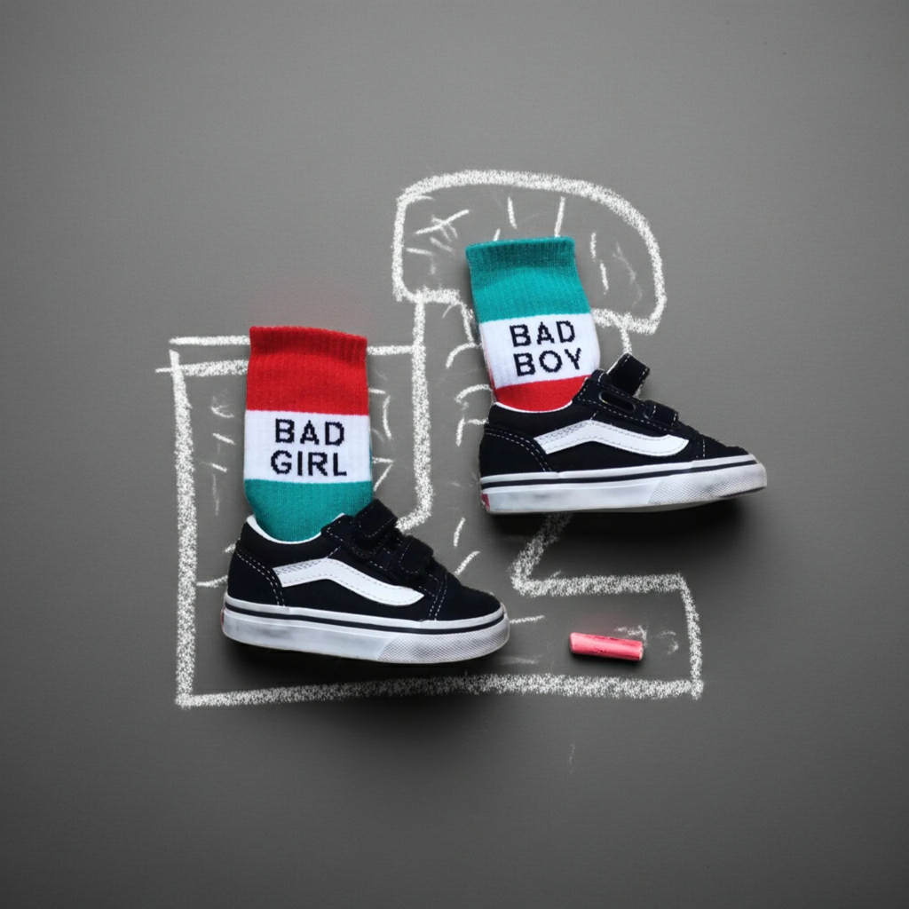 Gepersonaliseerde_kousen_bad_boy_girl