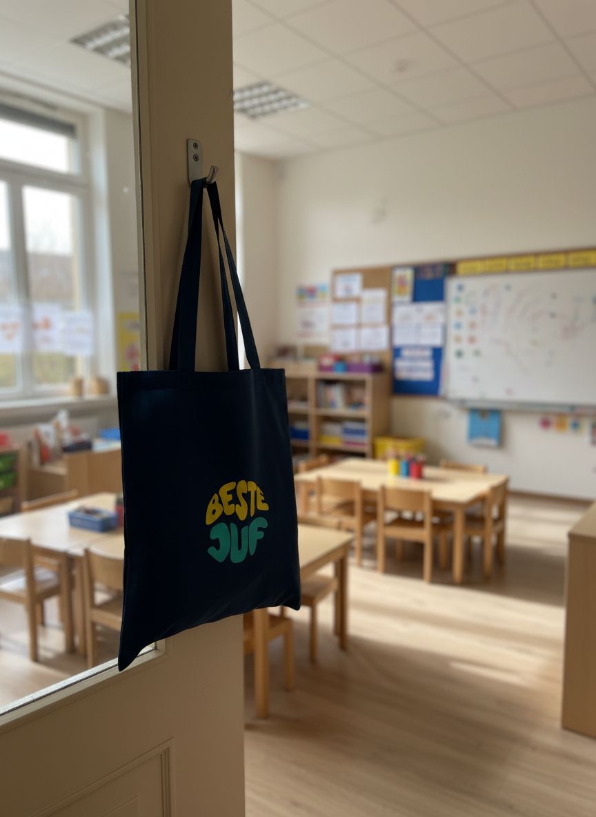 Beste Juf Totebag - Kletskop