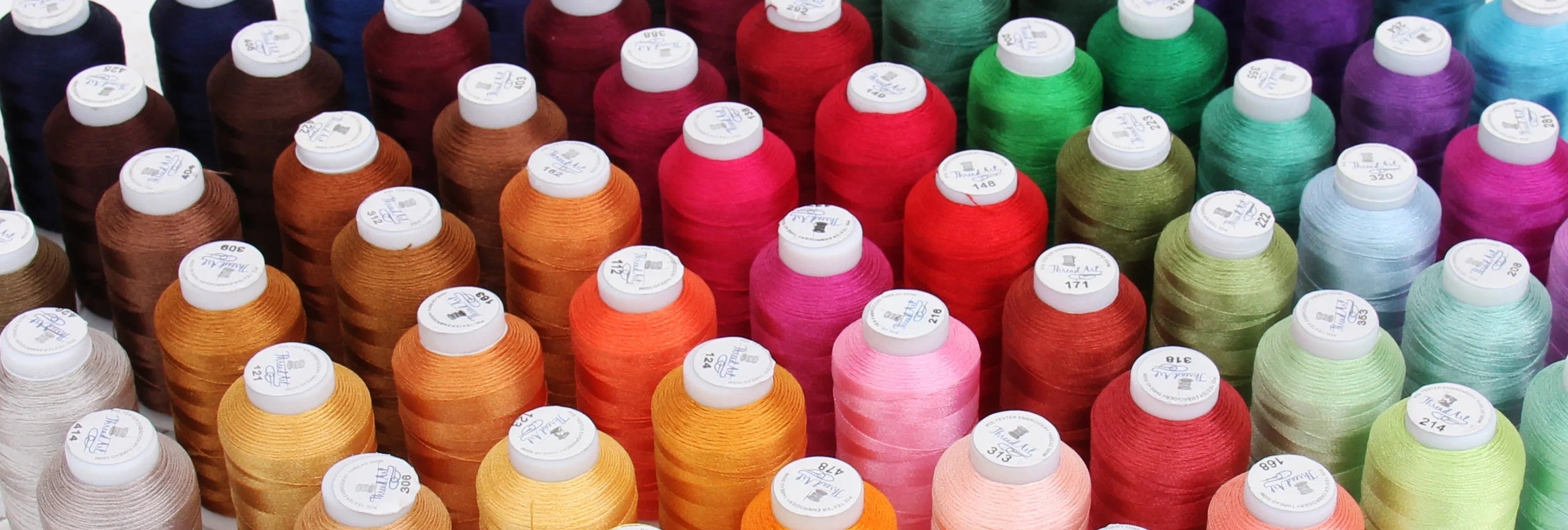 Borduren textiel kleuren draad