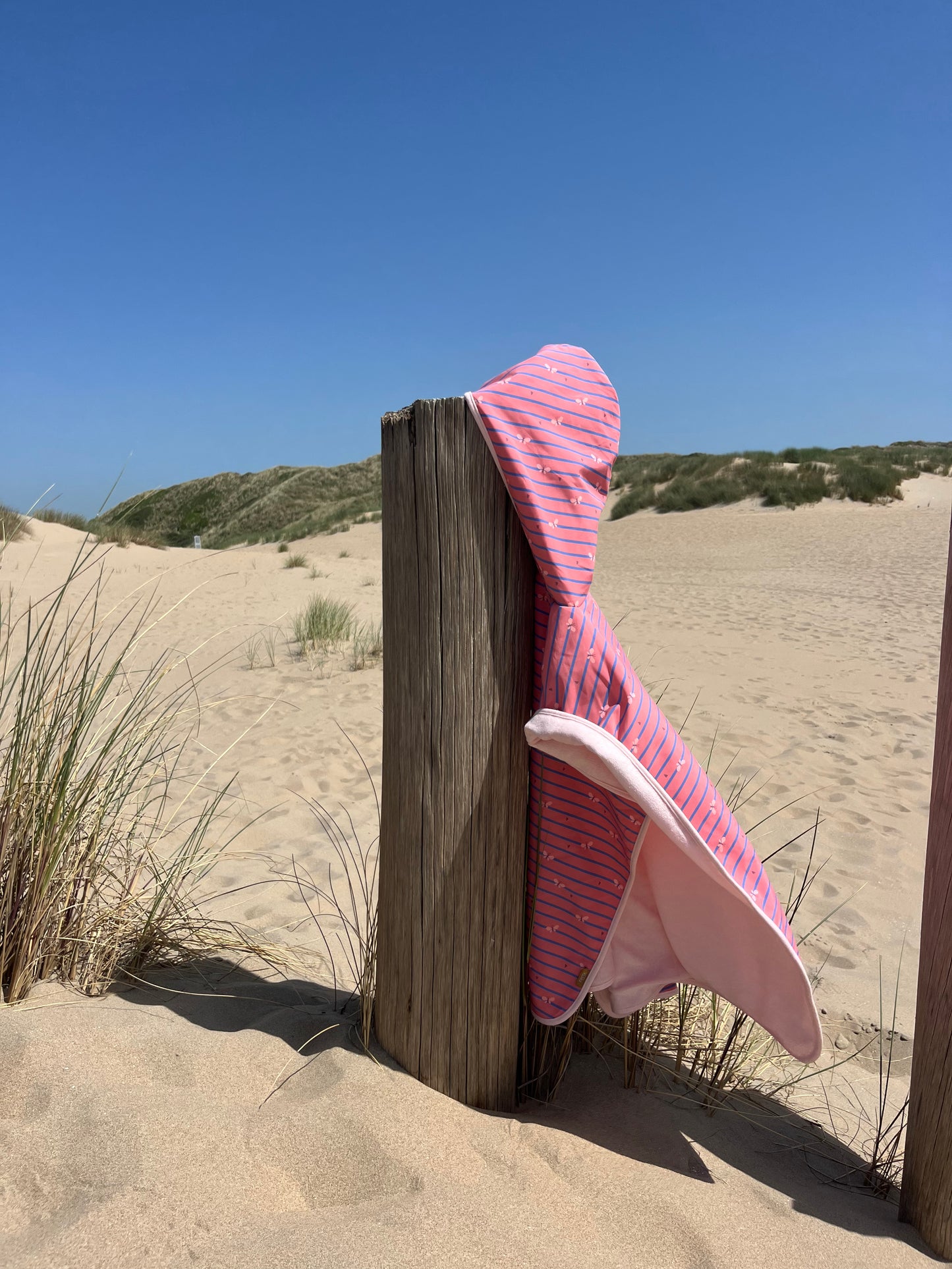 Fresk Kinder Poncho Surf Girl - Gepersonaliseerd