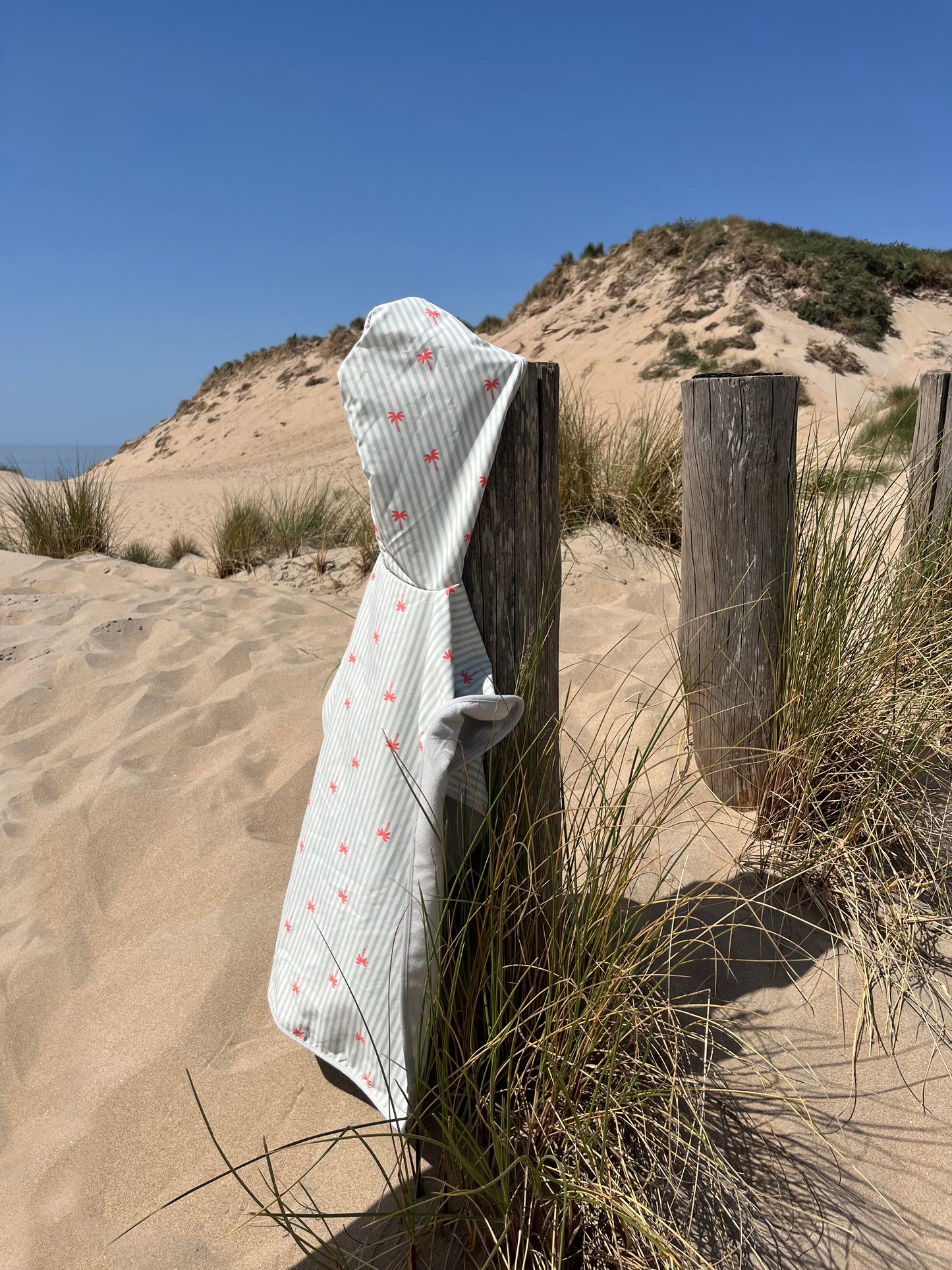 Fresk Kinder Poncho Surf Girl - Gepersonaliseerd