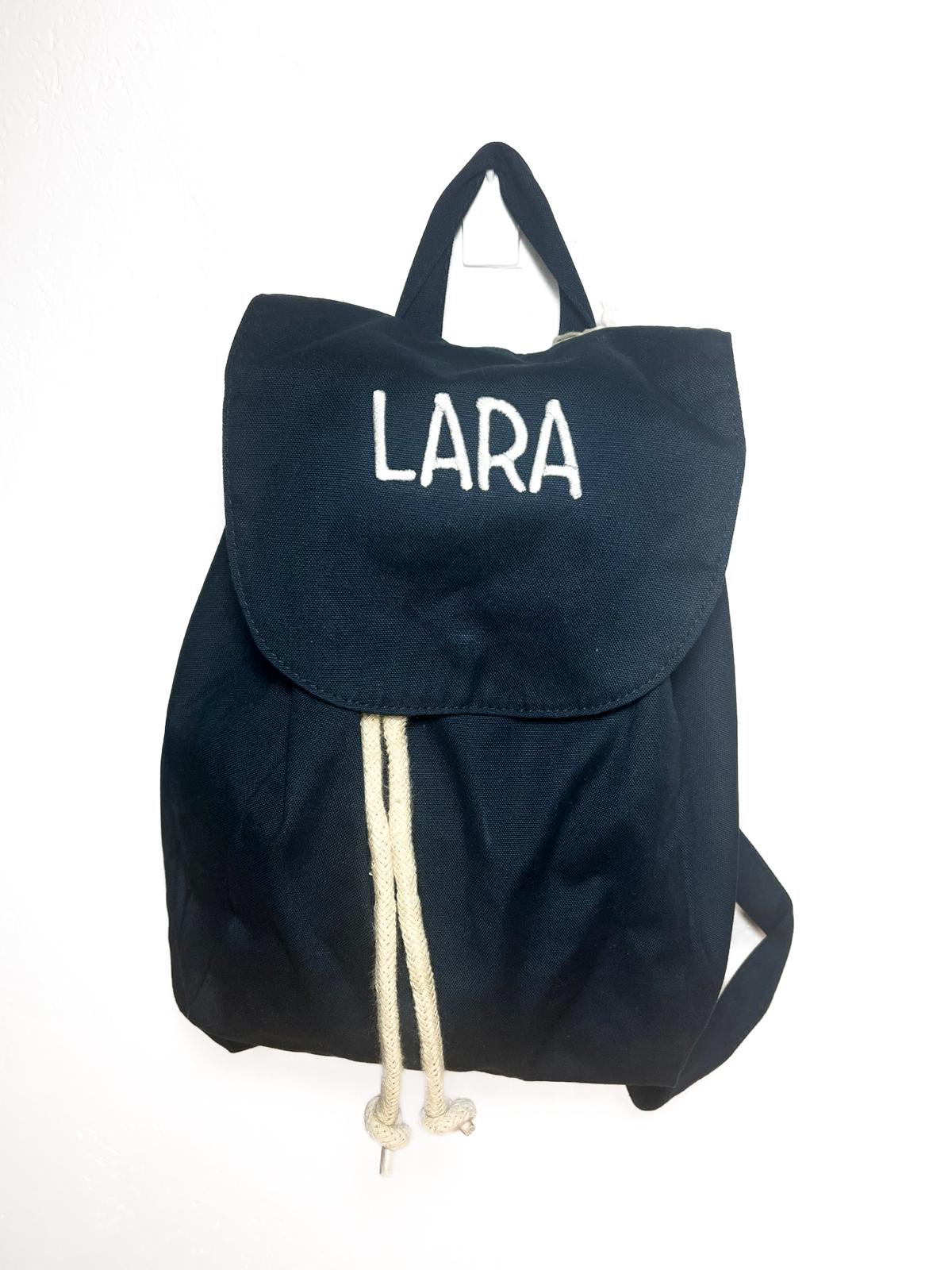 Stoere gepersonaliseerde rugtas meisje tekst