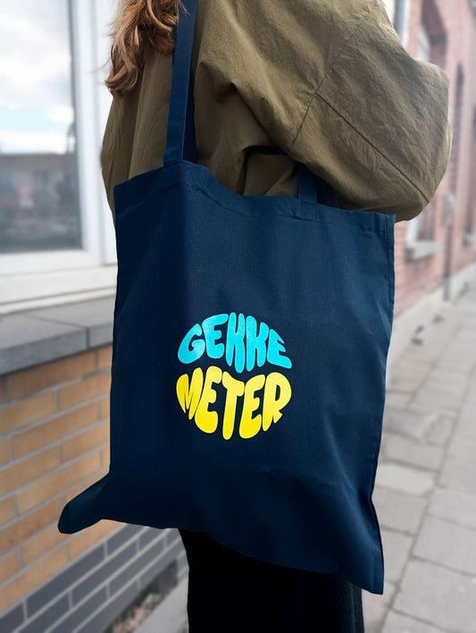 Draagtas opdruk gekke meter
