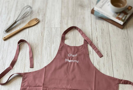 Keukenschort - Geborduurd