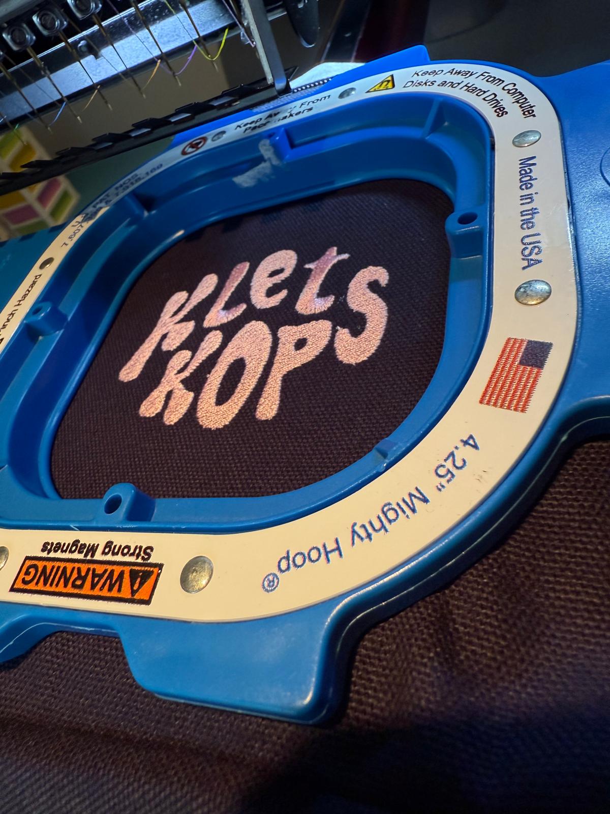 Laptop tas- Geborduurd met tekst