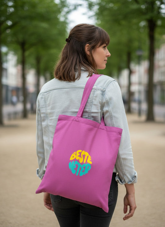 Totebag als geschenk voor de meter om het meterschap te vragen