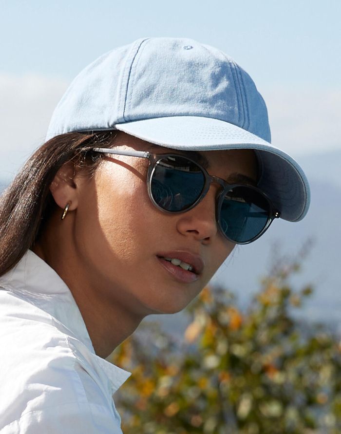 Te personaliseren vintage jeans pet beechfield