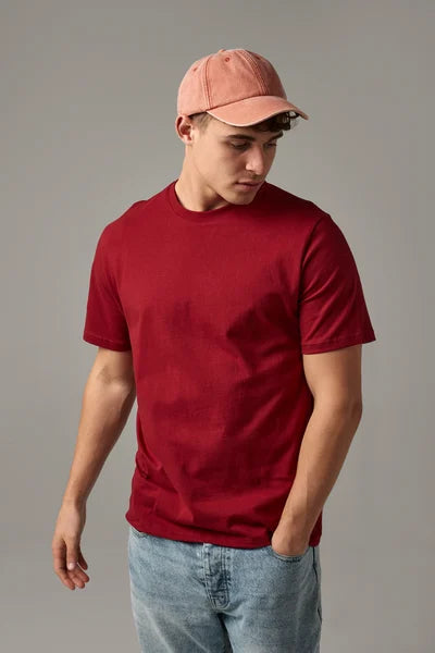 Te borduren vintage oranje pet beechfield