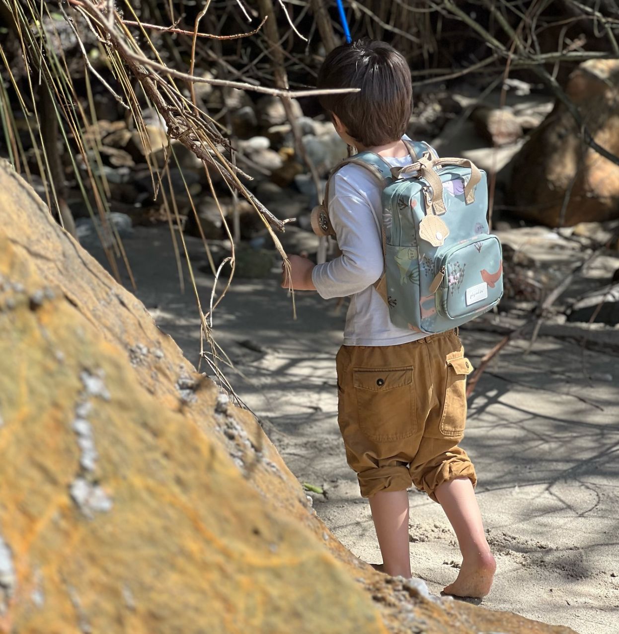 Play and Store rugzak - Geborduurd