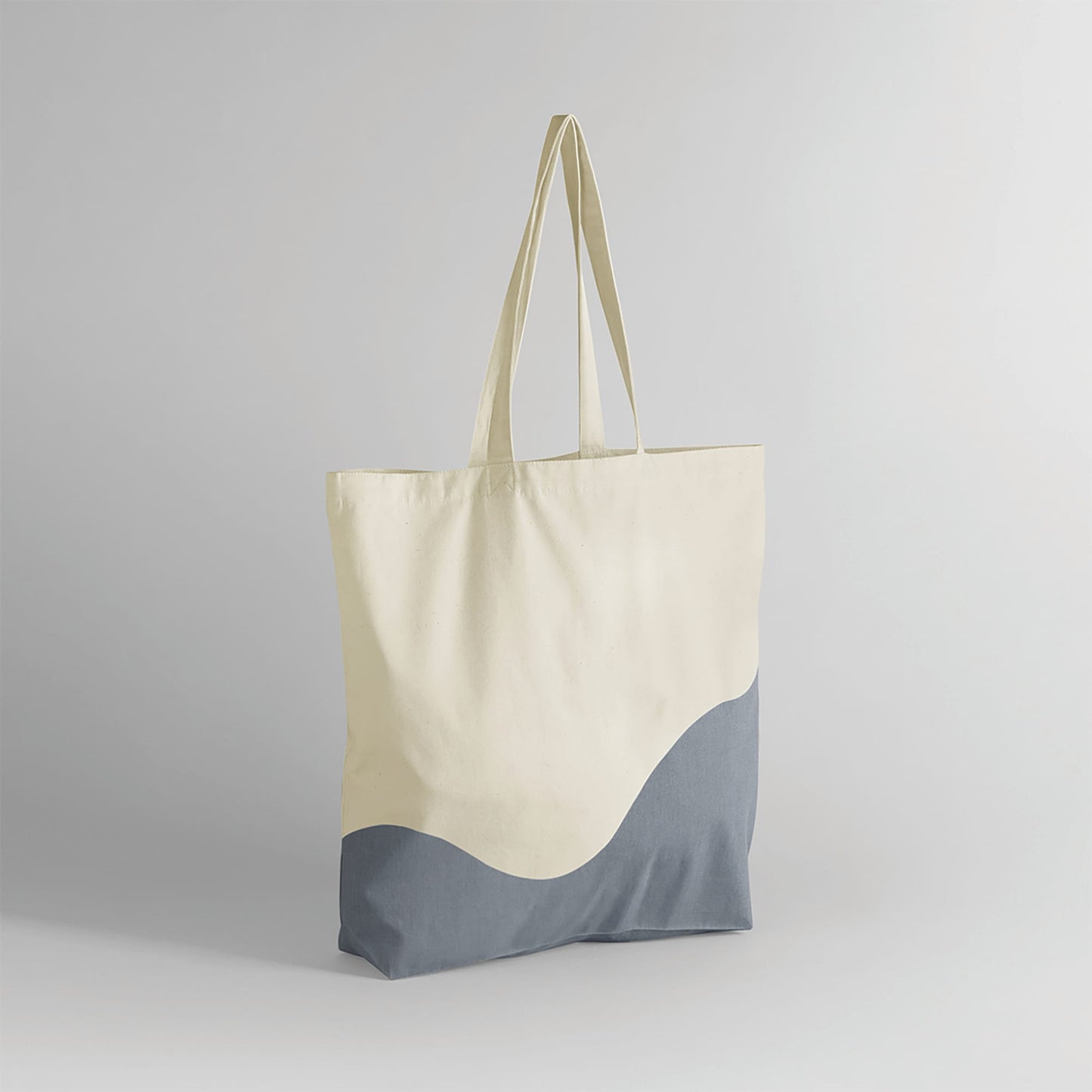 Westford Mill draagtas wave print geborduurd personaliseren blauw