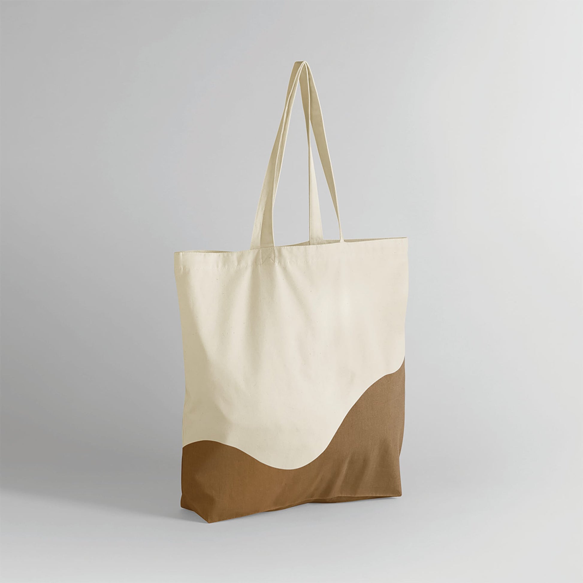 Westford Mill draagtas wave print geborduurd personaliseren bruin