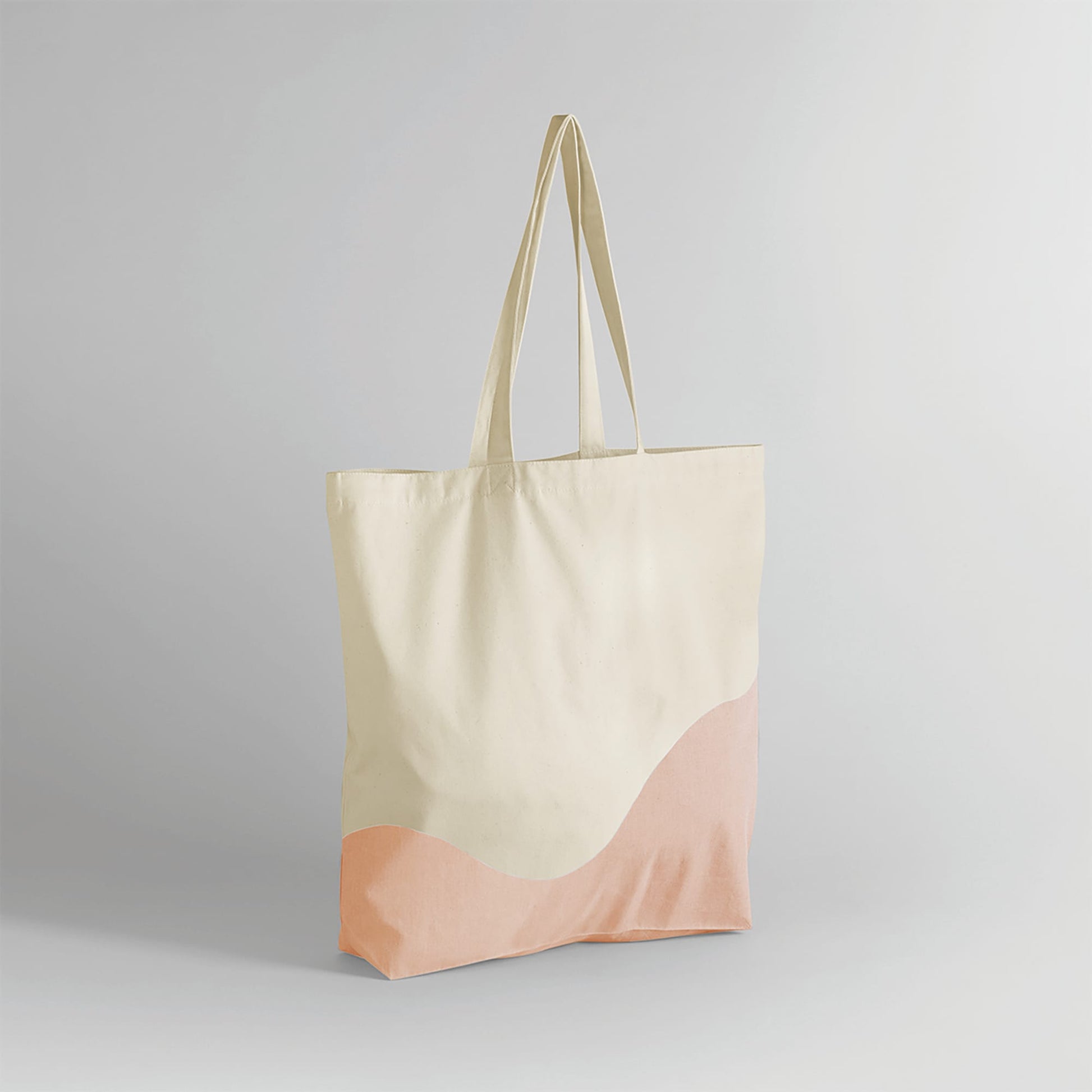 Westford Mill draagtas wave print geborduurd personaliseren pink
