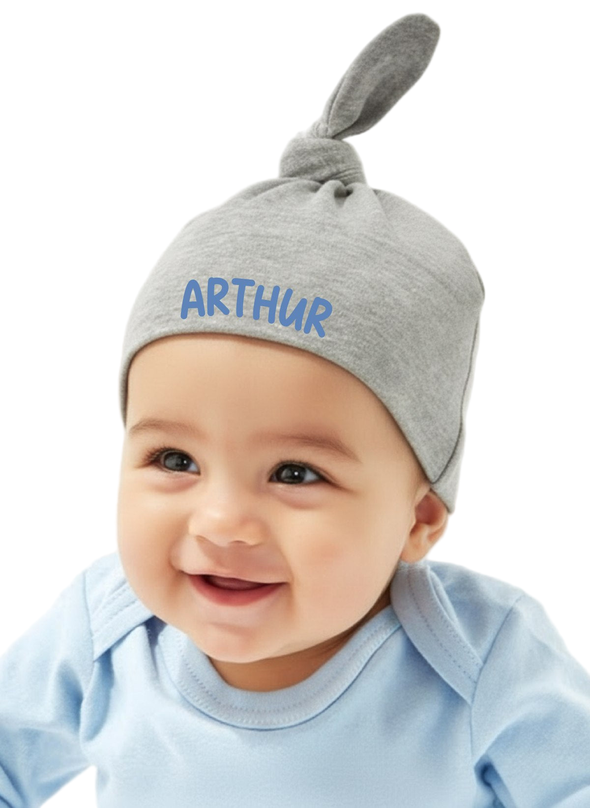 Gratis gepersonaliseerd babymutsje als geschenk bij geboorte