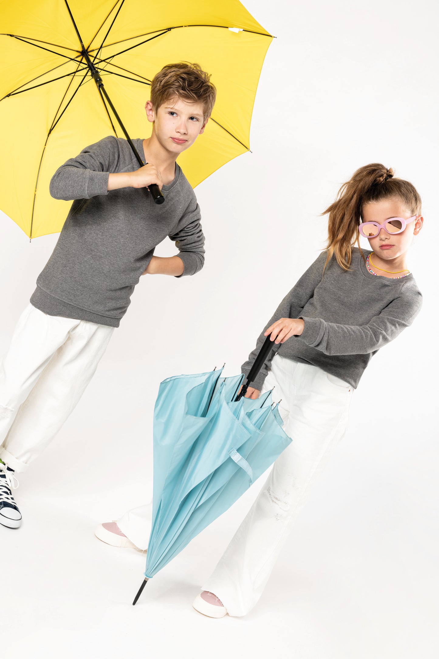 Sweater bio raglanmouwen kids - Geborduurd