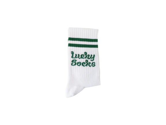 Vrolijke kinder kousen quote Lucky socks