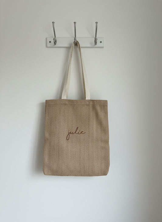 EcoLuxe Totebag - Geborduurd