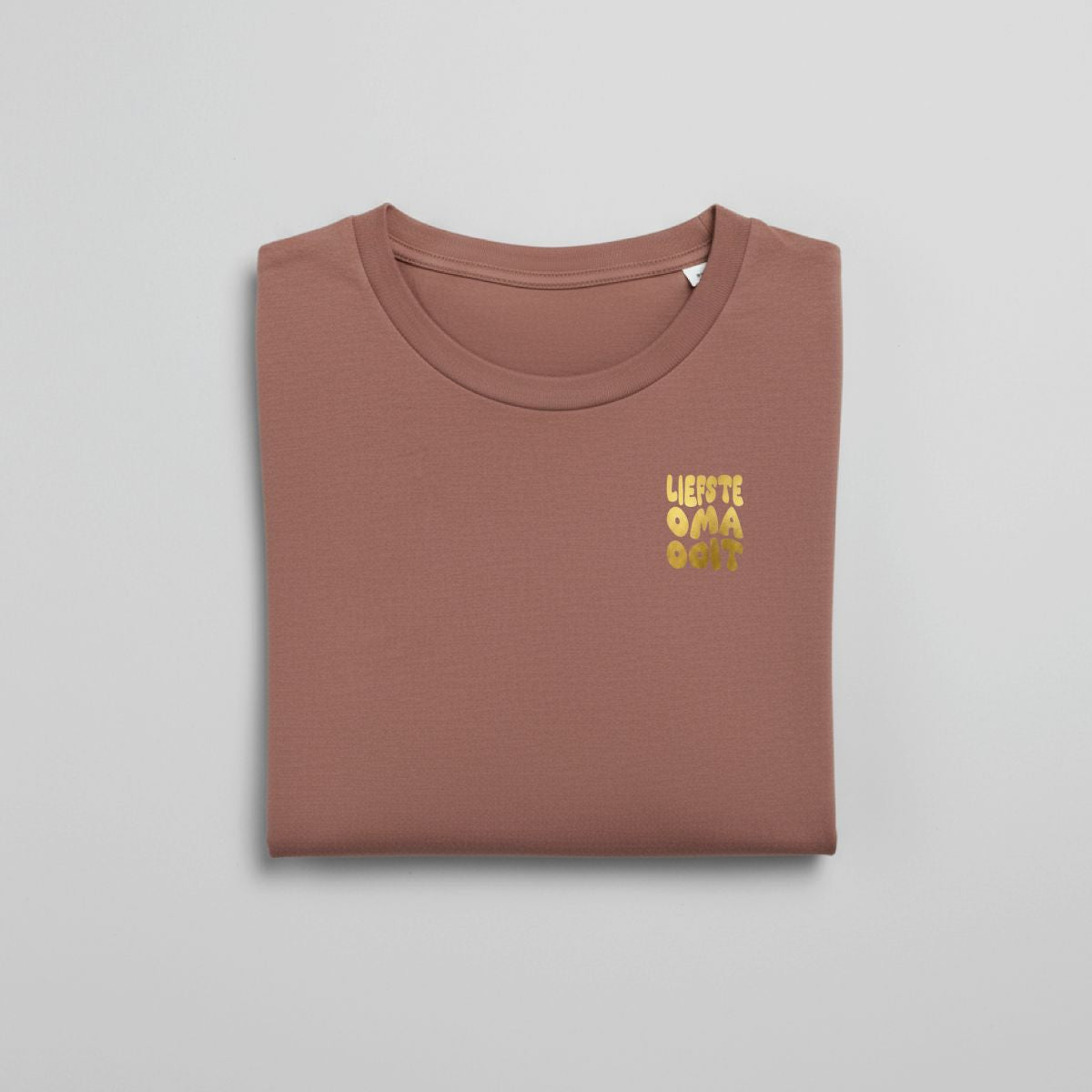 Liefste Oma ooit T-shirt - gouddruk