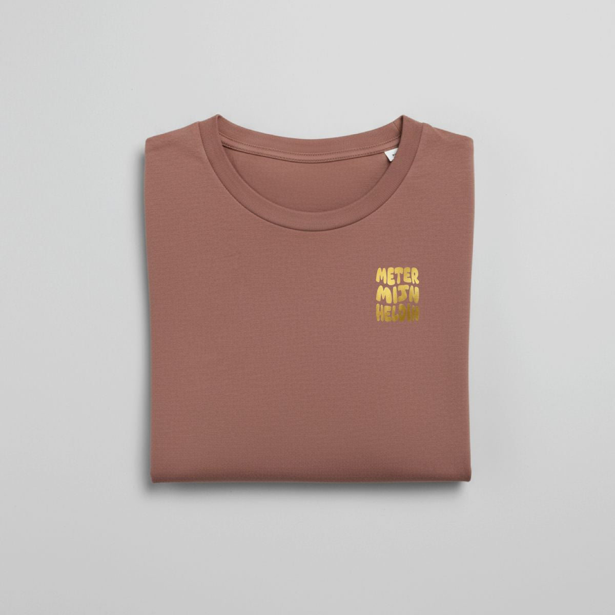 Meter mijn Heldin T-shirt - gouddruk