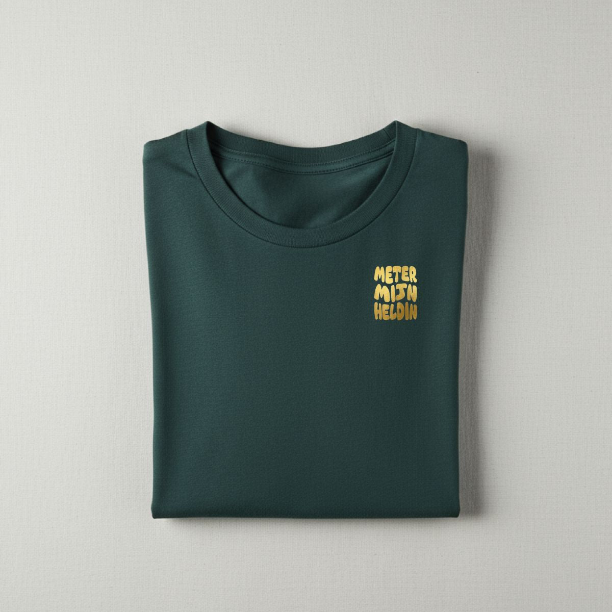 Meter mijn Heldin T-shirt - gouddruk