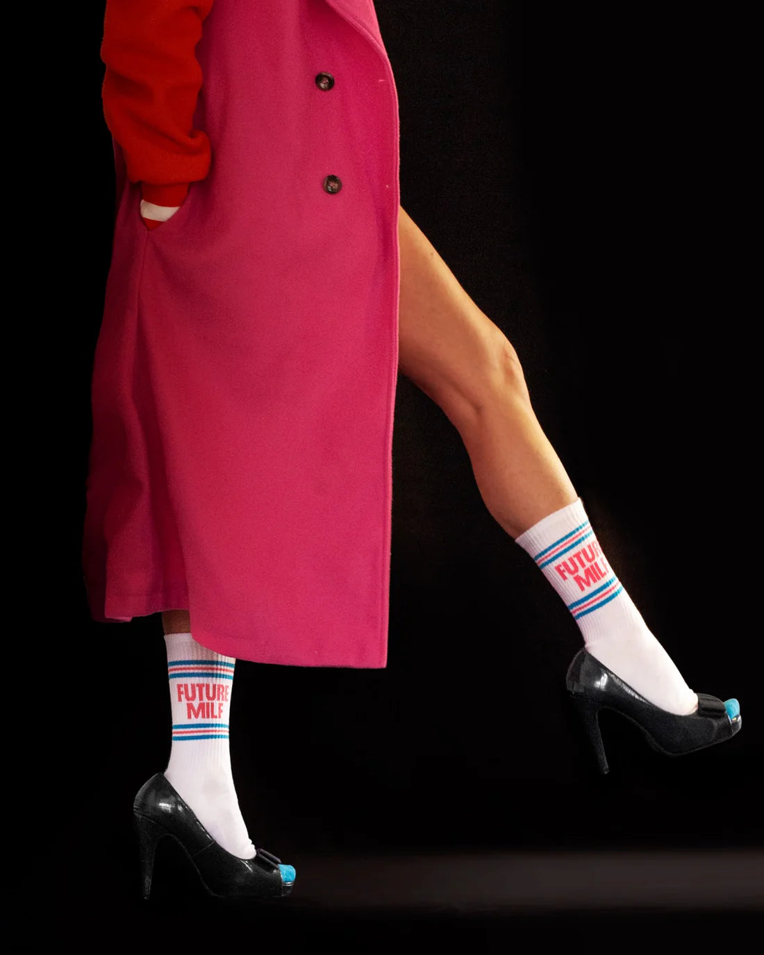 Gepersonaliseerde kousen toekomstige mama to be